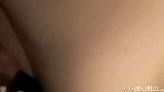 latina hottie renee perez stuffs her tight pussy with dildo