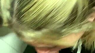 Deepvane sucks cock in public bathroom