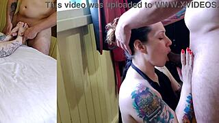 hot blonde does foot worship