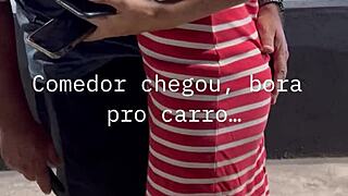 O dia que a belinha levou três gozadas na boca