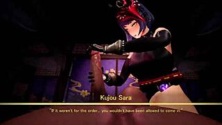 Genshin Impact Raiden Yae Sara group sex voice version