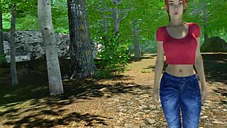 lets play paradise trails vr part 7 with shaved pussy outdoors.