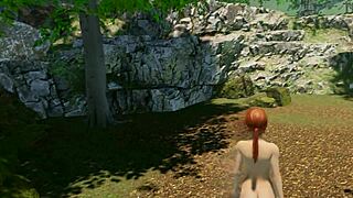 lets play paradise trails vr part 7 with shaved pussy outdoors.