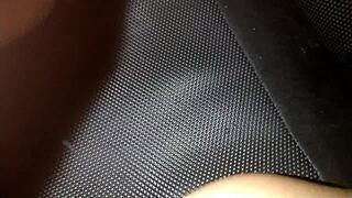 latina slut hotwife fucking friend on car while cuckold hubby clueless at home!