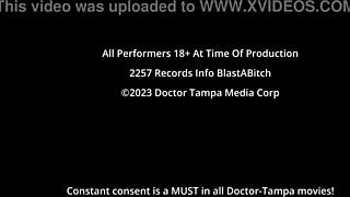 Minnie Rose's Tight Pussy Gets Filled With Cum On Stage