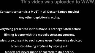 Freshman screams during mandatory hitachi orgasm from doctor!