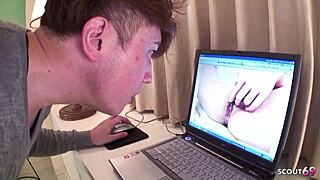 japanese step-mom catches boy watching porn and helps with first creampie fuck in uncensored japan porn