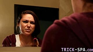 Teen Domina Masseuse Gets Cumshot