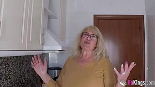 Another rookie bangs hot granny Mrs. Fina