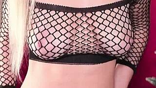 new year's fairy flaunts her big tits in celebration