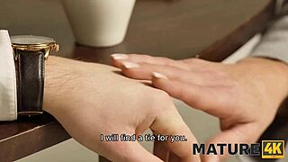 Coffee and Seductive Moments with Mature French Woman