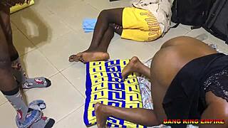 In Our One Room Apartment, Husband Catches Us Enjoying Brother's Big Bumper On Wet Pussy