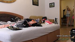 Hot tight pussy college girls in sexy lingerie try on a haul at home party. Featuring striptease and naughty panties wedgies.