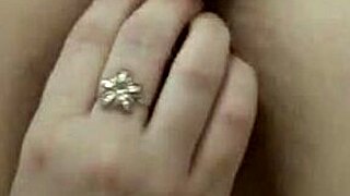 Wow! Brunette In White Socks Loves Double Penetration With Small Bottle!