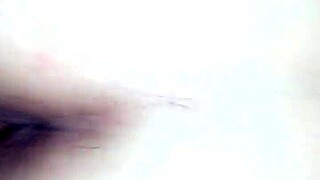 Intimate moments with girlfriend in bent position