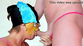 Gilf blowjob leads to huge load!