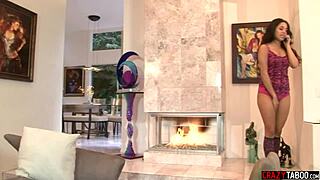 gia steel enjoys hard pussy fucking from her dirty stepdad