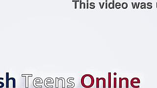 hot british teen 18+ gets spitroasted in group fun 😈