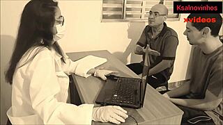 doctor grabbed young guy's dick during consult, and look what ensued 😜