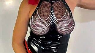 Big black strapon wants to peg your hole, dominating you completely.