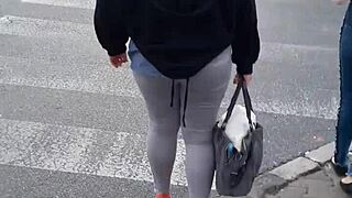 Hidden Street Ass Voyeur Captures Candid Emotions Of Unaware Women In Public