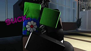 Big Booty Latina Gets Big Black Cock In Roblox Game