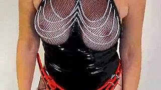 Big black strapon wants to peg your hole, dominating you completely.