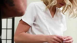 Busty Teen Masseuse Rides Huge Cock Deep