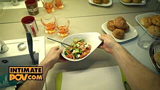 Ebony babe Romy Indy ready to fuck POV.