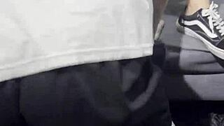 Teen Amateur Girl Visits Home After School For Intense Blowjob And Outdoor Public Pussy Licking Before Fucking