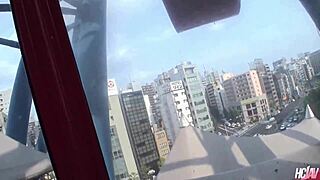 Slutty Japanese Babe Sarina Tsubaki Sucks Cock Outdoors