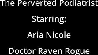 Aria Nicole's Perverted Podiatrist Licks and Tickles Petite Blonde's Bare Feet