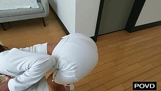 Mina Luxx Soothes Boss With Tight Asian Cunt 😈