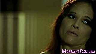 the horny milf is getting eaten out by her lover in this taboo scene