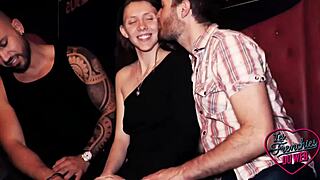 Lola douce coquine SUFFERS TWO HUGE COCKS