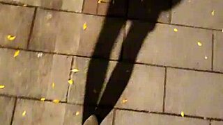 ting xuan slips off skirt outdoors for secret park play