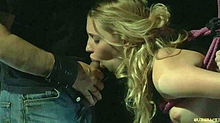 picture this petite bdsm teen bound tight punished with rough toy fucks and spankings in the garage