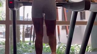 tiny flexible asian teases her sexy ass in playful poses