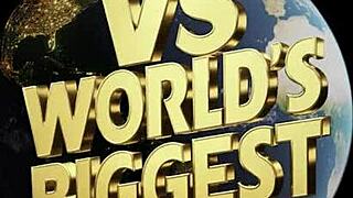 This guy with a massive white cock self-sucks, cums in his mouth, drinks piss, versus the world's biggest cock