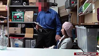 hey teen shoplifter, wanna get fucked hard on the officer's desk?? 😈