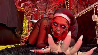 i'm this sinister nun teasing your cock with joi strip in hell costume 🔥👿