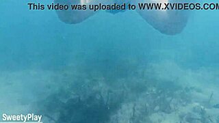 Wanna dive underwater for this BBW milf's juicy creampie pussy fill-up?