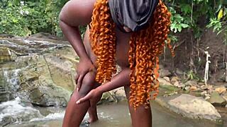 Doesn't he just love making those beautiful big tit black queens scream on his huge cock?