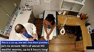 Ebony College Student Nikki Stars Spreads For Gyno Exam Speculum By Doctor On Spy Cam Tampa University!