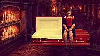 Granny Vampyra's wild lick and dick ride hits supernatural climax