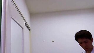 Frustrated Japanese Wife's First Uncensored MMF Threesome Creampie with Doctor in Hospital