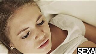 Two hot lesbians big natural tits lick pussies outdoors to orgasm