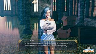 ep12: hentai hannah's magic squirting pussy takes missionary pounding in chapter 2 threesome creampie