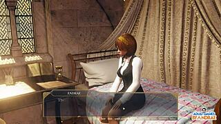 ep12: hentai hannah's magic squirting pussy takes missionary pounding in chapter 2 threesome creampie