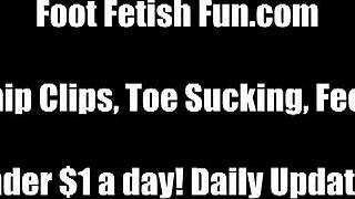 Get ON YOUR KNEES and lick my toes while i jerk you off slow